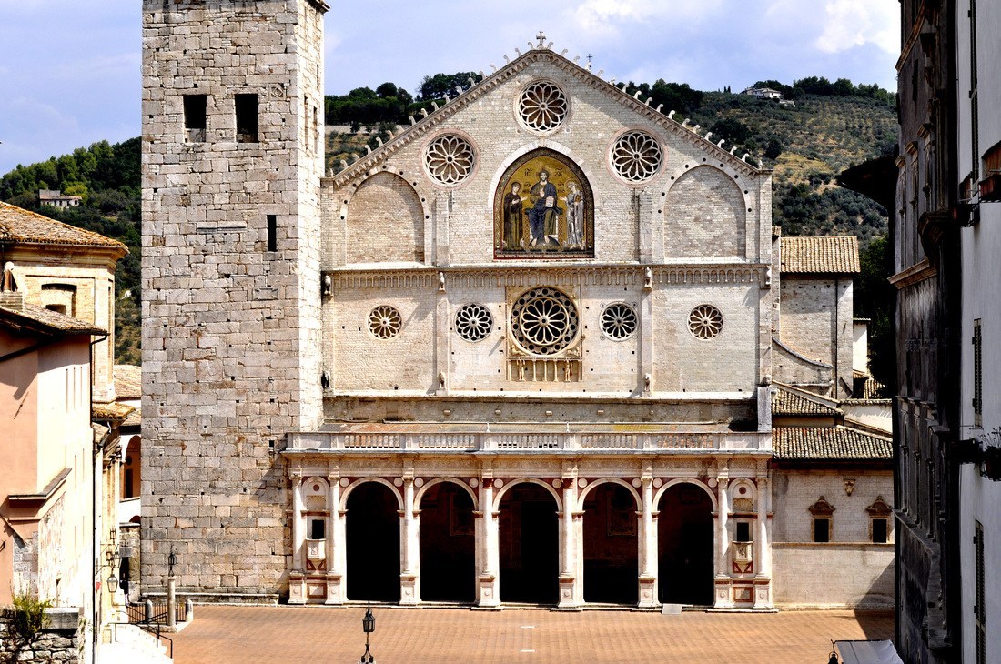 La Facciata del Complesso Monumentale del Duomo di Spoleto