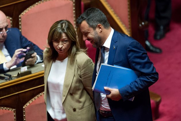 La presidente Tesei con Matteo Salvini