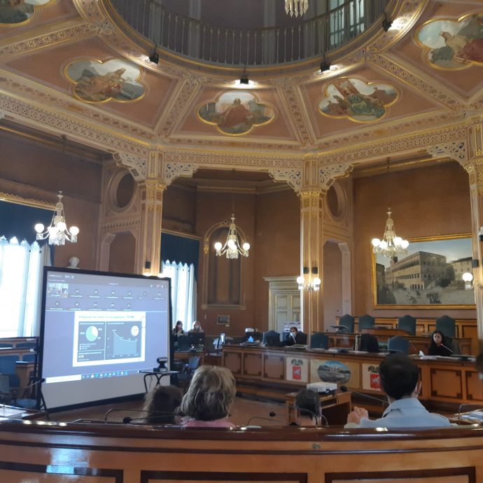 La presentazione del Dossier statistico sull'immigrazione del 2021 presso la Sala del Consiglio del palazzo della Provincia di Perugia
