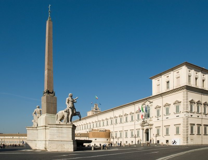 Palazzo Quirinale, sede del Presidente della Repubblica italiana