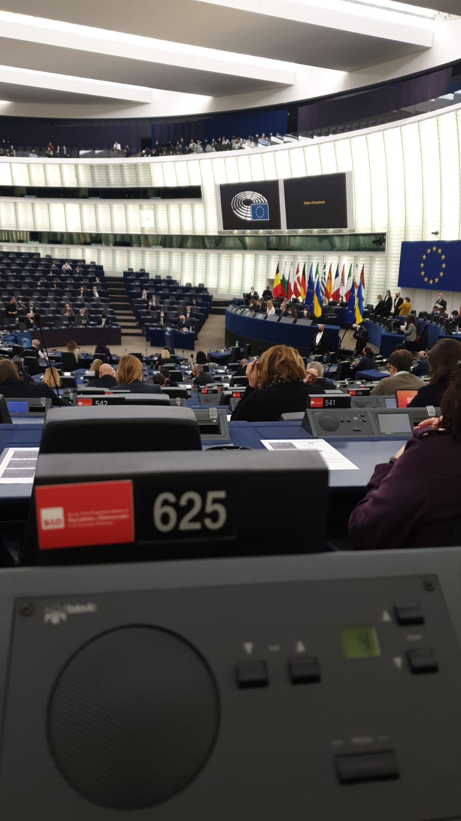 Una seduta del Parlamento Ue a Strasburgo