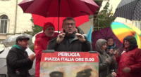 Sciopero generale in Umbria, la manifestazione in Piazza Italia a Perugia con Maurizio Landini