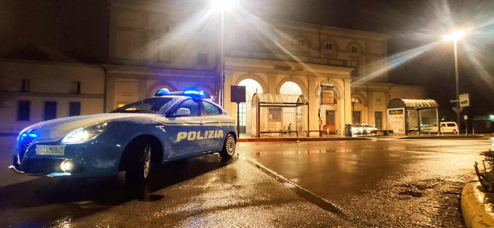 Polizia a Perugia Fontivegge